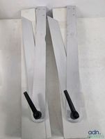 Lot de 2 fausses équerres en aluminium, 600 mm.