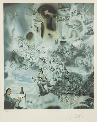 Salvador Dali (1904-1989) "Conseil œcuménique", lithographie…