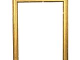a gold frame on a white background with a white background