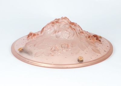 an image of a mountain with a base made out of glass