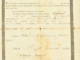 an old document with a picture of a man on it