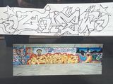 une photo d'un graffiti sur le mur