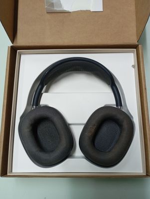 a box with a pair of headphones inside of it