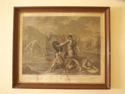 une image d'un tableau sur le mur d'une pièce