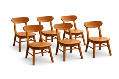 Lot d'environ 6 chaises en TECk massif neuve - Photo 1