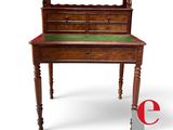 an image of a desk with a green top