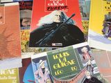 a lot of books that are on a table