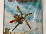 french children ' s book, les potamoos, with a picture of an airplane in the sky