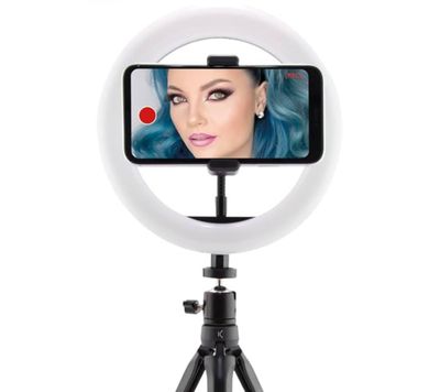 Ksix Kit Studio Live Bague LED SANS trépied pour smartphone
