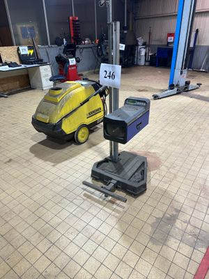a machine that is sitting on the floor in a building