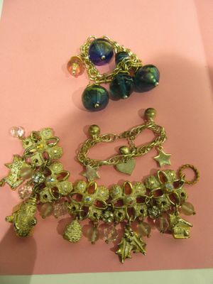 a picture of a book with a bunch of jewelry on it