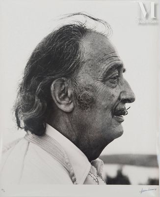 LACROIX Marc (1927-2007) Dali fixant l'Horizon, 1971