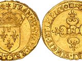 an image of a gold coin with a crown on it