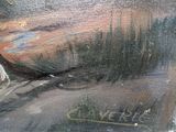 a painting of a bear that is sitting on the ground