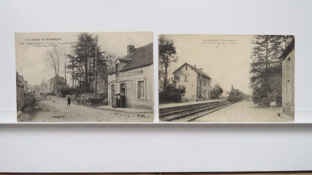 Forgevieille : Lot de 2cpa : La Grande Rue (PM 1578). TBE. Rare !...
