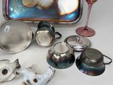 a lot of items that are sitting on a table