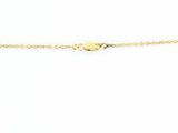 a gold chain bracelet with a heart charm on it