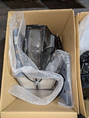 a box with a couple of items inside of it