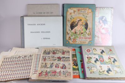a lot of books that are sitting on a table