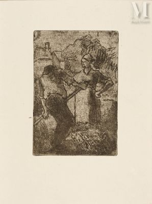 Camille Pissarro (1830-1903) Couple de paysans, 1899