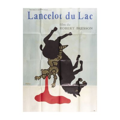 une image d'une affiche de cinéma pour « Lancelot du Lac »