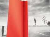an open book with a picture of a person on a skateboard in the middle of it