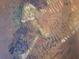 a picture of a painting of a man with a beard