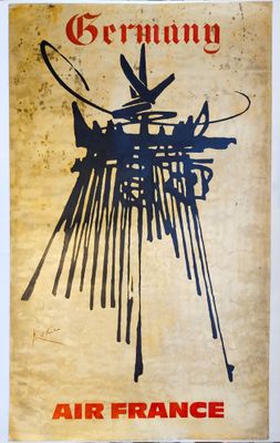 Georges MATHIEU (1912-2012) pour AIR FRANCE