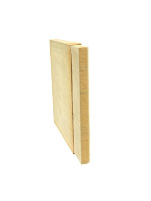 two pieces of wood are stacked on top of each other