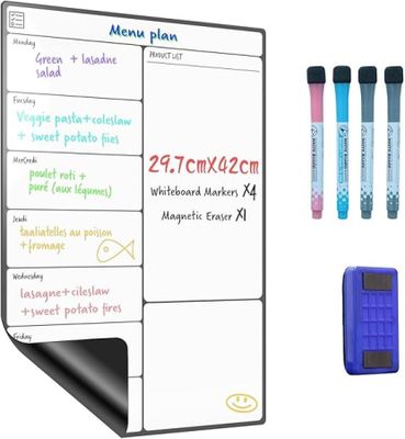 a picture of a dry eraser and a calculator next to a whiteboard