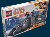 une boîte contenant un coffret de train Lego Star Wars