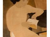 une image d'une peinture représentant une femme lisant un livre