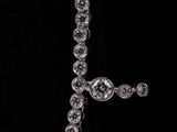 a close up of a necklace on a mannequin mannequin mannequin mannequin mannequin mannequin mannequin mann