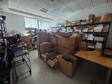 a room full of boxes and boxes on the floor