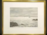a picture of a picture of a boat in the water