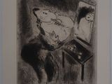 dessin représentant un chat assis devant un miroir, en train de se regarder dans le miroir