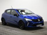 a blue car is parked in a room with a checkered floor