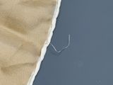 a piece of fabric that has been stitched together