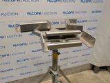 an image of a metal stand with a piece of equipment on it