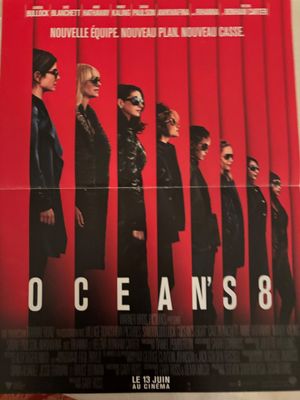 une affiche du film « Ocean's 8 »