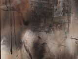 a picture of a painting on the wall of a building