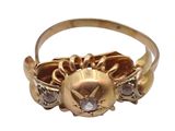 an image of a gold ring with a lion head surrounded by diamonds