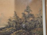 a picture of a painting hanging on a wall