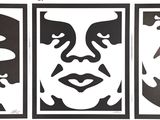 four panels of black and white images of a man ' s face and a woman ' s face and a woman ' s face