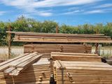 many pieces of wood stacked on top of each other