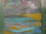 a picture of a painting on display in a store