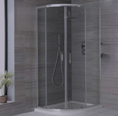 Cabine de douche quart de rond Kohler Serenity Quadrant, dim…