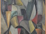 une image représentant un tableau où l'on voit un homme coiffé d'un chapeau, assis à une table