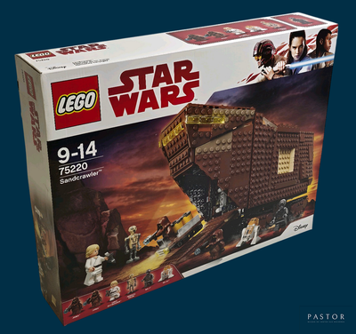 une boîte contenant un ensemble Lego Star Wars