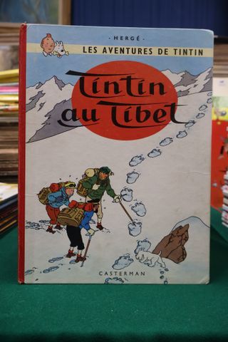 HERGE : « TINTIN, L’ILE NOIRE » Ed CASTERMANN de 1960 (tranche us...